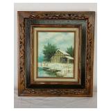 Framed Oil on Canvas by T. Seymour