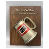 Vintage Black Label Beer Wall Plaque