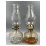 Pair of Oil Lamps