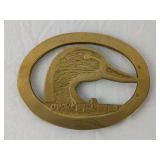 Brass Ducks Unlimited Trivet
