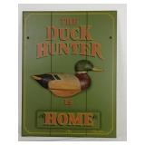 Ducks Unlimited Wooden Duck Hunter Sign