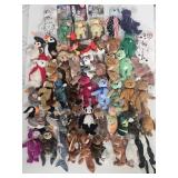 Large Lot of 52 Beanie Babies