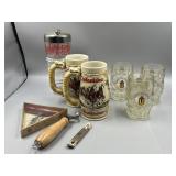 Budweiser Beer Steins, Dortmunder Union Bier