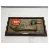 Meister Brï¿½u Beer Mallard Duck Plastic Sign