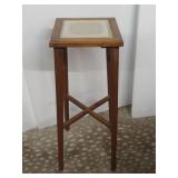 Plant Stand w Tile Top 30.5" x 11" x 11"