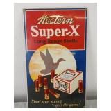 Porcelain Ande Rooney Western Super-X Sign