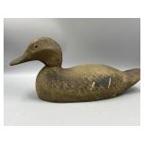 Vintage Hand-Carved Wood Duck Decoy