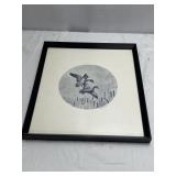 Framed Andrew Kurgmaun Duck Print