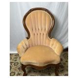 Mid Century Upholstered Parlor Chair