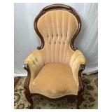 Mid Century Upholstered Parlor Chair