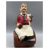 Vintage Ceramic Waiter/Bartender Figurine