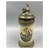 Vintage W. Germany Waterfowl Stein