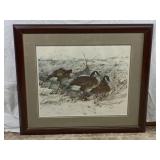Framed "Northern Visitors" by Joseph Orr