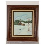 Framed Oil on Canvas signed Marylynn