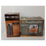 Mr Coffee Grinder & Toastmaster Mini Chopper