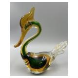 MCM Art Glass Duck