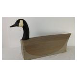 Wooden Canada Goose Slat Box Decorative Decoy