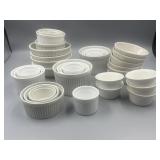 Small Assorted White Bowls