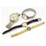 4 Men's Women's Wrist Watches