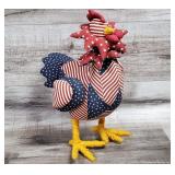 July 4th Country Chicken Rooster Decor