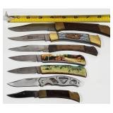 7) Lock Blade Pocket Knives, Knife