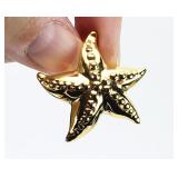 14kt GOLD Michael Anthony StarFish Pendant 2.97g