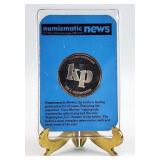 1952-87 Numismatic News .999 Fine Silver Coin