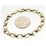 14k GOLD 7" Italy Bracelet 6.03g