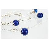 Michael Graves Sterling Silver Chalcedony Set 25g