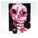 Original 3.5 x 2.5 Jack Larson Zombie Painting #1