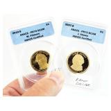 2007-10-S Fillmore, Adams Proof $1 Dollar Coins