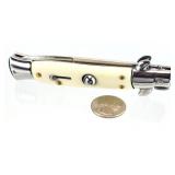 KC Roma Swinguard Sim Ivory Switchblade Knife