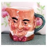 Vtg ARTONE England MICAWBER Mini Toby Mug Creamer