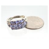 Michelle Albala Sterling Silver Tanzanite Ring 5g