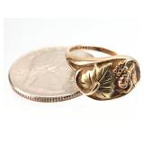 Black Hills GOLD 10kt J Co. Sz 8.25 Ladies Ring 3g