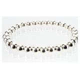Sterling Silver Beaded Ball Bracelet 8.95g