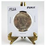 1922 PEACE Silver Dollar Coin