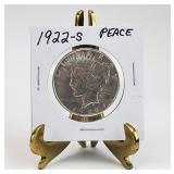 1922-S PEACE Silver Dollar Coin