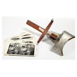Antique Underwood Stereoviewer & Picture Cards