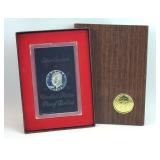 1973-S IKE Uncirculated Brown Box Silver Dollar