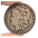 1882-CC MORGAN Silver Dollar Coin