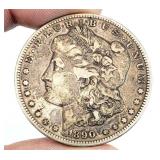 1890-S MORGAN Silver Dollar Coin