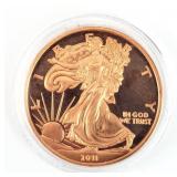 2011 Walking Liberty Bronze Coin