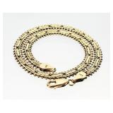 14kt (585) GOLD 8.5" LG Bracelet 8.39g
