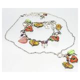 Brighton Hearts Melody Charm Bracelet, Necklace