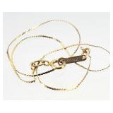 14k GOLD 7" Ladies Bracelet 0.30g