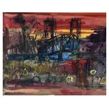 Ludwig Bemelmans Gouache & Ink On Paper