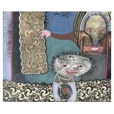 Earl Potvin Mixed Media on Paper MN Artist 1951