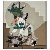 Pablita Velarde [Tse Tsan] Earth Pigment On Board