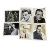 (6) Vintage 8"x10" Autographed Hollywood Photos
